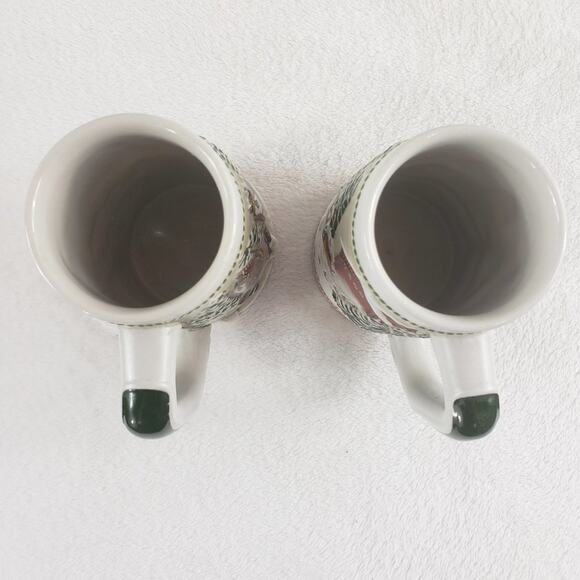 2 Anheuser-Busch Budweiser Beer Steins 3D Clydesdale Bridge Limited Edition - Picture 6 of 8